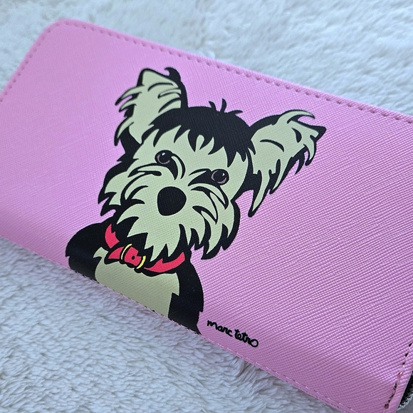 Marc Tetro 3/4 Zip Around Yorkshire🏴 Terrier🐕 "Yorkie" Wallet - Picture 14 of 16